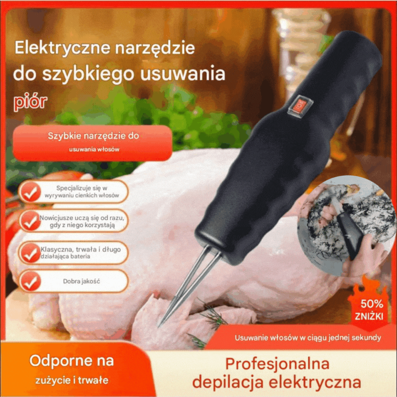 【🔥Gorąca wyprzedaż】🐓🦆Urządzenie elektryczne do szybkiego usuwania sierści dla ptaków
