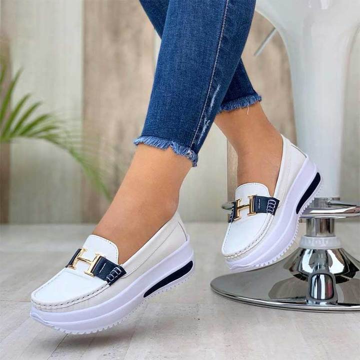 🔥🩰【Rozmiary 35-43】2026 Nowe modne buty damskie, buty casualowe z grubą podeszwą, miękkie i wygodne