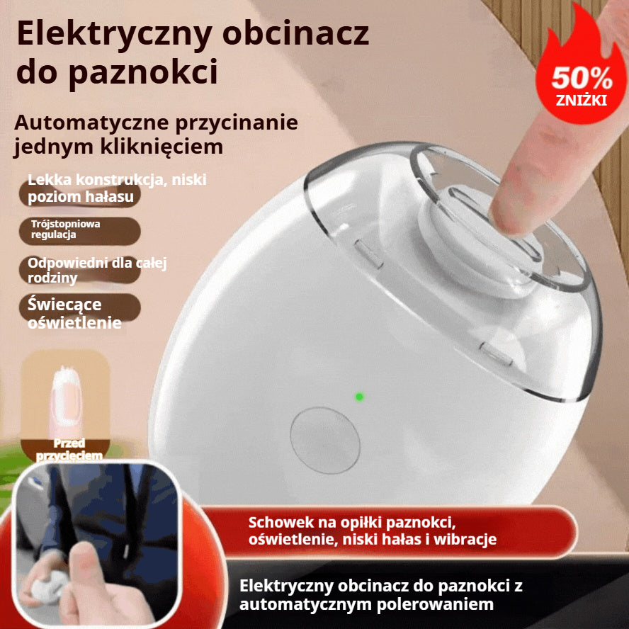 💅 Kup 1, drugi dostaniesz GRATIS✨ Automatyczny pilnik do paznokci, bezpieczna i delikatna pielęgnacja 👶🔧