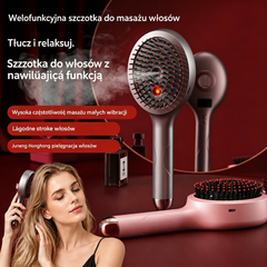 💆‍♀️🔥 Hit sprzedaży 2026!  ✨Grzebień masujący z funkcją spryskiwania i masażu wibracyjnego