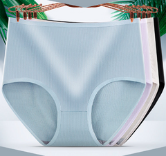 💖【Kup 4, 4 gratis!13.6 zł / sztuka】 Oferta ograniczona czasowo✨: damska bielizna antybakteryjna z wysokim stanem — modelująca brzuch i podnosząca pośladki, bardzo elastyczna
