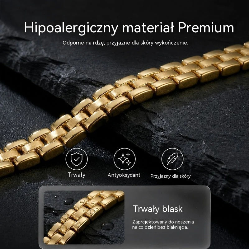 ✨ 50% zniżki! 📿🔷 Geometryczna bransoletka łańcuszkowa: Prosta, nowoczesna i wyrafinowana. Idealna do noszenia na co dzień lub jako ozdoba. Wygodna i uniwersalna. 💫