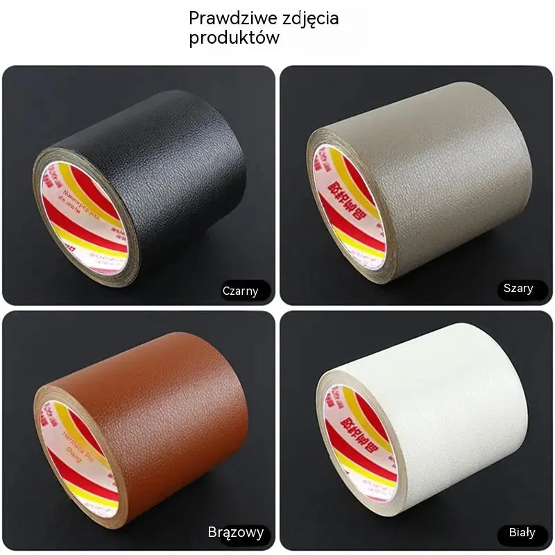 【20 cm × 3 m 】🛋️ Samoprzylepna Łatka do Naprawy Skóry 🔧 Szybko Zakrywa Pęknięcia, Rozdarcia i Łuszczącą się Skórę ✨