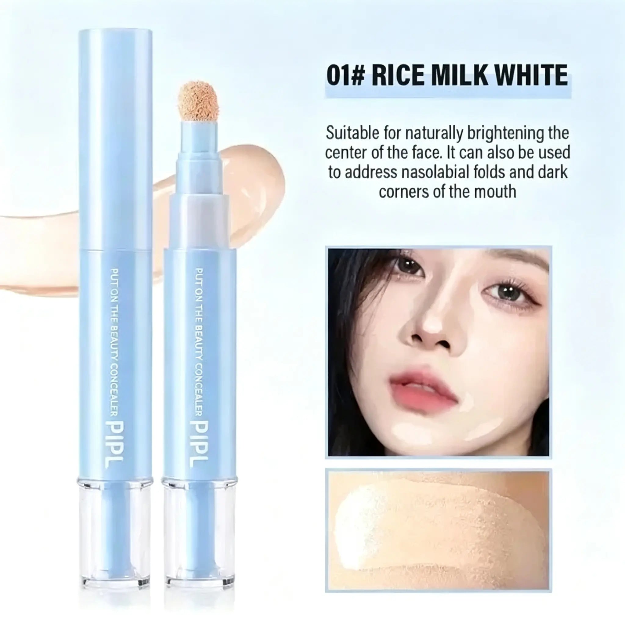 🔥 2 sztuki za tylko 89 zł! KUP 1, DRUGI GRATIS 🎁💄 Wielofunkcyjny nawilżający korektor w pisaku