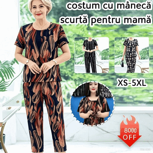 【🔥Oferta ograniczona czasowo🔥】【XL-5XL】Dwuczęściowy garnitur damski z 2026 roku jest modny i swobodny, lekki i cienki, wygodny i miękki.
